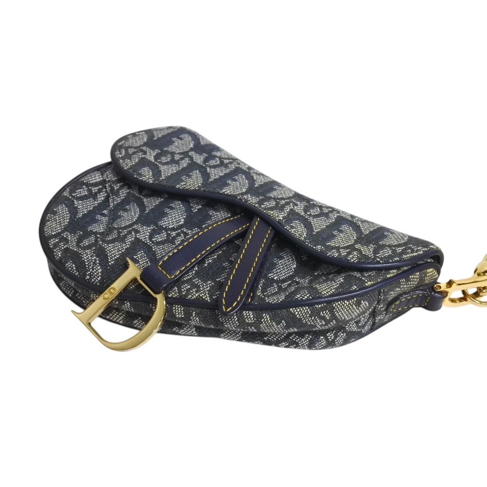 Dior Trotter Christian Bag Blue Saddle Navy - Picture 4 of 10